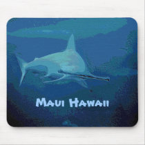 Hammerhead, Maui Hawaii mousepads by mrsmas Hammerhead, Maui Hawaii mousepads