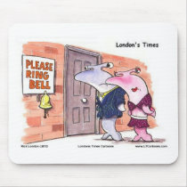Hammerhead Sharks @ Door Funny Gifts Tees Etc mousepads