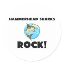 Hammerhead Sharks Rock stickers
