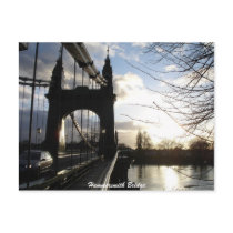 Hammersmith Bridge postcard by Emazevedo Hammersmith Bridge postcard