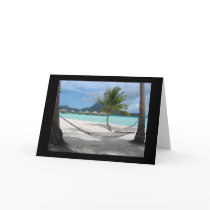 Hammock on Bora Bora Card