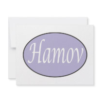 Hamov Purple Custom Announcement