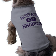 Hampden Academy - Broncos - High - Hampden Maine Dog T-shirt