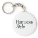 Hamptons Style White Key Chain