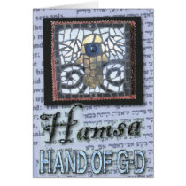 Hamsa "Hand of God" Mosaic cards