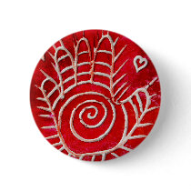 Hamsa / Healing Hand / Hand of Fatima Pinback Buttons