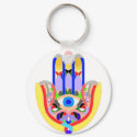Hamsa - very colorful keychains by WhenInRoma Hamsa - very colorful keychains