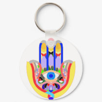 Hamsa - very colorful keychains by WhenInRoma Hamsa - very colorful keychains