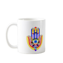 Hamsa - very colorful mug