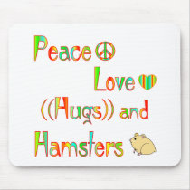 Hamster Hugs Mouse Mat