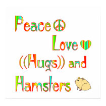 Hamster Hugs posters