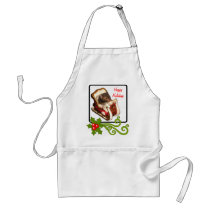 Hamster in a sled aprons