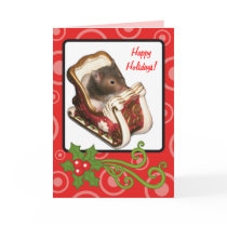 Hamster in a sled cards by JellyRollDesigns Hamster in a sled cards