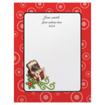 Hamster in a sled customized letterhead