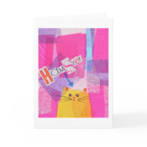 Hamster! in Pink Card
