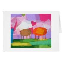 Hamster Kiss cards