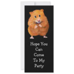 HAMSTER PARTY INVITATION: Original Art