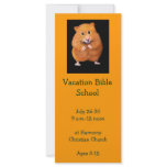 HAMSTER: VACATION BIBLE SCHOOL INVITATION CARDS RACK CARD DESIGN