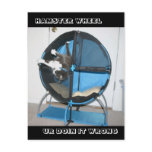 HAMSTER WHEEL, UR DOIN IT WRONG postcards