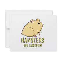Hamsters are Awesome invitations by AllPetsStore Hamsters are Awesome invitations