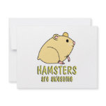 Hamsters are Awesome Personalized Invitation