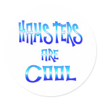 Hamsters are Cool stickers