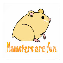 Hamsters are Fun posters
