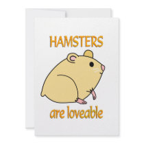 Hamsters are Loveable Announcement