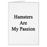 Hamsters Are My Passion Cards