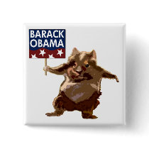 Hamsters for Barack Obama Button