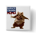 Hamsters for Barack Obama Button