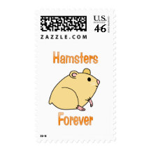 Hamsters Forever Postage Stamps