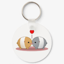 hamsters in love keychains by Swazzle hamsters in love keychains