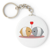 hamsters in love keychains