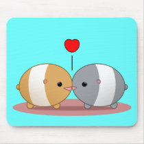 hamsters in love mousepads by Swazzle hamsters in love mousepads