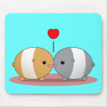 hamsters in love mouse mats