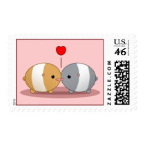 hamsters in love stamps
