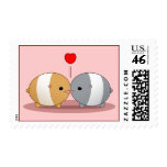 hamsters in love postage