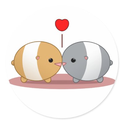 hamsters in love sticker by Swazzle