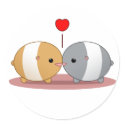 hamsters in love stickers by Swazzle hamsters in love stickers