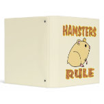 Hamsters Rule Vinyl Binders