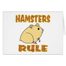HAMSTERS RULE cards