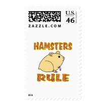 HAMSTERS RULE POSTAGE STAMPS