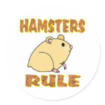 HAMSTERS RULE stickers