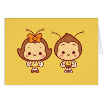 Hana and Hachi Notecard cards