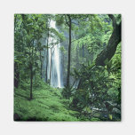 Hanakapiai Falls along the Na Pali Coast, Kauai, Fridge Magnet