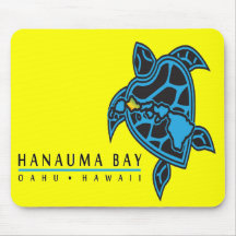 Hanauma Bay Hawaii Green Sea Turtle Mouse Pad