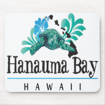 Hanauma Bay Hawaii Green Sea Turtle Mousepad