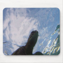 HANAUMA BAY HAWAII - Hawaii Sea Turtle Mousepads