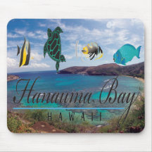 Hanauma Bay Hawaii Mouse Pads